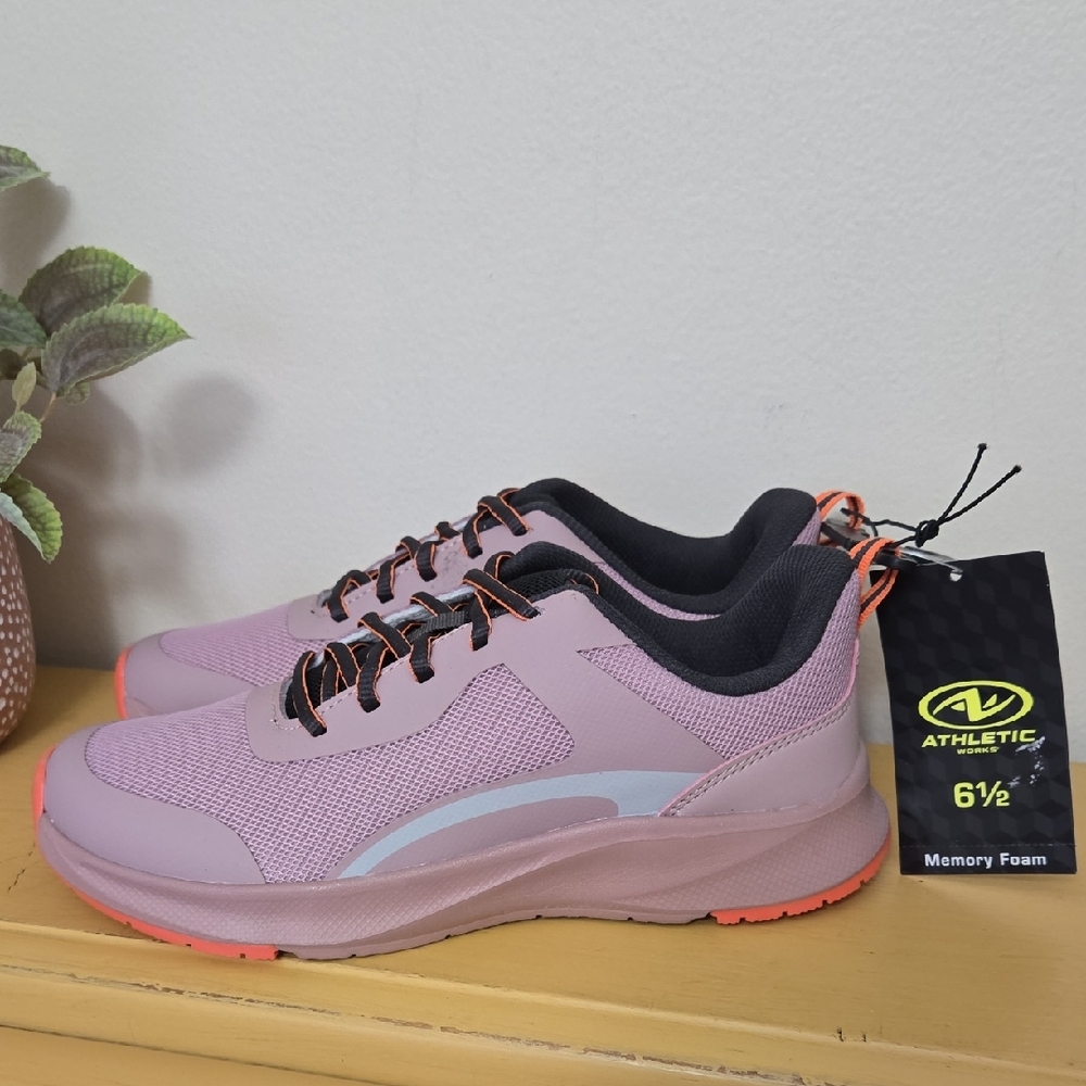 Athletic Works Women's Pink and Black Athletic Shoes